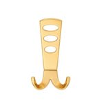 Seylan Portmanto Askısı, Metal Vestiyer Askısı, 110 Gr, Dolap ve Duvar Askılığı, Altin (Vidalı)
