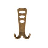 Seylan Portmanto Askısı, Metal Vestiyer Askısı, 110 Gr, Dolap ve Duvar Askılığı, Antik Sari (Vidalı)