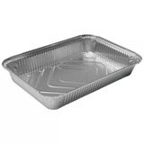 Şeylişeyler - Alüminyum Sütlaç Ve Yemek Kasesi 1500 Gr 100 Adet - Paket Servis Kabı (Kapak Dahil Set)