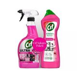 Şeylişeyler - Cif Sakura Paketi Krem Mucizesi 750 Ml + Ultra Hızlı Sprey 1025 Ml İkili Set
