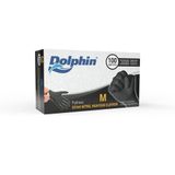 Şeylişeyler - Dolphin Siyah Nitril Eldiven M Beden (Medium) Pudrasız Muayene Eldiveni - 5 Paket (500 Adet)
