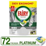 Şeylişeyler - Fairy Platinum Bulaşık Makinesi Kapsülü 72'Li Deterjan Tablet - Yağ Sökücü Parlatıcı Etkili