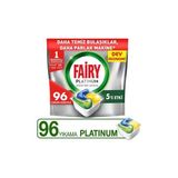 Şeylişeyler - Fairy Platinum Bulaşık Makinesi Kapsülü 96 Yıkama Limon Kokulu 2 Paket