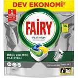 Şeylişeyler - Fairy Platinum Bulaşık Makinesi Kapsülü 96 Yıkama Limon Kokulu 3 Paket