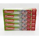 Şeylişeyler - Floppy Büyük Boy Buzdolabı Poşeti 40X50 cm Kilitsiz - 10 Paket (400 Adet)