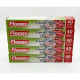 Şeylişeyler - Floppy Büyük Boy Buzdolabı Poşeti 40X50 Cm Kilitsiz - 5 Paket (200 Adet)