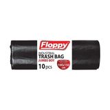 Şeylişeyler - Floppy Endüstriyel Çöp Poşeti 100X150 cm Jumbo Boy Siyah 10’lu 1 Koli (100 Adet – Dayanıklı Sanayi Tipi Çöp Torbası