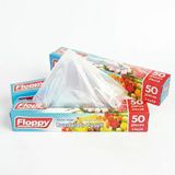 Şeylişeyler - Floppy Orta Boy Kilitsiz Buzdolabı Poşeti 24X38 Cm 50'Li 1 Paket