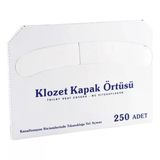 Şeylişeyler - Klozet Kapak Örtüsü 200'Lü Tek Kullanımlık Hijyenik Tuvalet Kağıdı 1 Paket