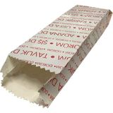 ŞEYLİŞEYLER Şeylişeyler - Dürüm Kese Kağıdı 1 kg – Altı Kapaklı Baskılı Paket Servis Ambalaj Kağıdı