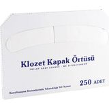 ŞEYLİŞEYLER Şeylişeyler - Klozet Kapak Örtüsü 200'LÜ Tek Kullanımlık Hijyenik Tuvalet Kağıdı 1 Paket