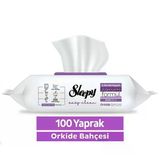 ŞeyliŞeyler - Sleepy Orkide Bahçesi Yüzey Temizlik Havlusu 100 Yaprak 3 Paket