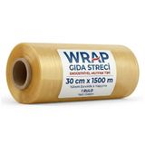 ŞeyliŞeyler - Wrap Gıda Streç Film 30 cm x 1500 m - Endüstriyel Mutfak Tipi 1 Rulo