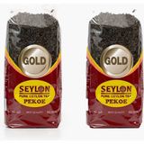 Seylon Çay 500 gr Seylon Pekoe Gold 100% Saf Ceylon Tea 2 Adet İthal Seylan Sri Lanka Kaçak Siyah Yaprak Çayı. - 1 kg