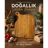 Seymen Bıçakçılık Doğal Masif Ahşap Kesme Tahtası – Şık Sunum ve Mutfak Tahtası - 1c