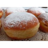 Seymen Delights Berliner - Krapfen, Kuşburnu Marmelatı Dolgulu 4'lü Paket, Alman Pastası.