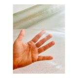 seyranat Gümüş Simli Şeffaf Su Geçirmez Dikilebilir 50*65 Cm Çanta, Cüzdan, Kalemlik İçin Pvc Muşamba Kumaş