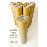 seyranat Kendinden Süper Yapışkanlı Bej 1 TOP (25 METRE) 120 Gr Çanta-Cüzdan Besleme Telası, Astarı, Kumaşı