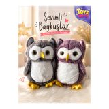 Seysa SEVİMLİ BAYKUŞ 25 CM YUMUŞAK HEDİYELİK UYUMA PELUŞ OYUNCAK
