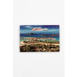 Seyşeller Temalı Ahşap Kartpostal Magnet
