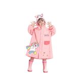 seyuse Çocuk Yağmurluk Pembe Unicorn Su Geçirmez Çocuk Yağmurluğu