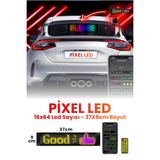 SEYUTECH Pixel Led Panel Dijital Ekran Yazı ve Animasyon Eklenebilen Telefon Kontrollü Yapışkanlı 16*64 Led