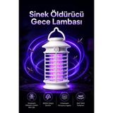 Seyutech Sinek Öldürücü Gece Lambası Şarjlı 360 Derece Etkili Mor Işıklı Masaüstü Asılabilir Sivrisinek Yok Edici - 2