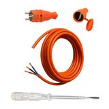Seyyar 3 Metre Uzatma Kablosu Ttr Cca Çok Telli 3X1.5 Mm Elektrik Kablo Kontrol Kalem Dişi Erkek Fiş