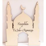 Seyyar Atölye Hoşgeldin Ya Şehr-İ Ramazan Kapı Süsü