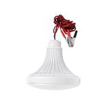 Seyyar Lamba 2 Metre Kablolu, Akü maşalı, 12 Volt, 24 Watt, Beyaz Led Ampul, (DC 12 Volt Aküler İçin), Kamp, Karavan, Tekne için Seyyar Aydınlatma (1 ADET)