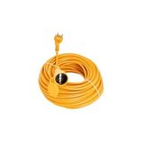 Seyyar Uzatma Kablosu, Erkek ve Dişi Fiş Kaplinli, Kapaklı Prizli, 3x2.5 Mm, Kalın Kablo, Bahçe, Şantiye, Atölye ve Dış Mekan Kullanımına Uygun, Güvenli Güç Bağlantı Kablosu (20 Metre) - Option-1