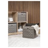 SEZA HOME Bohe Raf Düzenleyici & kare raf uyumlu kutu & sepet 30 x 30 x 30