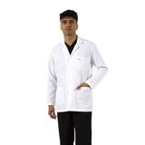 SEZA TEKSTİL Gömlek Yaka Ceket Boy Beyaz Önlük Erkek Doktor Öğretmen Hemşire Laboratuvar Önlüğü 200100210