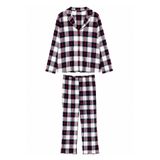 Sezgi Tekin Gömlek Pantolon Ekose Pijama Takımı