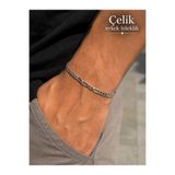 SEZİNİN TAKI DÜKKANI Çelik basic model erkek bileklik