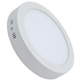 Sezmer Sıva Üstü Yuvarlak 18W Beyaz Renk Yüksek Işık LED Panel Tekli