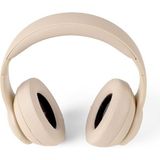 Sezy Kablosuz Kulak Üstü Bluetooth Kulaklık Anc Özellikli – Süper Bass + Yumuşak Yastık + Uzun Pil Ömrü - Krem
