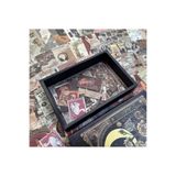 SF SCRAPBOOK KIRTASİYE Vintage Dark Scrapbook Kağıt Seti 200 Parça | Retro Gazete Kolaj Kağıdı | Journal, Bullet Journal ve Albüm Süsleme