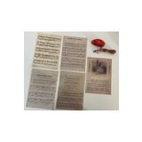 SF SCRAPBOOK KIRTASİYE Vintage, Müzik Nota Kağıt Temalı Journal Set, Scrapbook, Bullet, Galeri Duvarı, Sanatsal Baskı/1