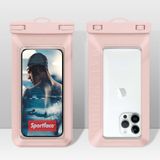 SF-W01 SU GEÇİRMEZ TELEFON ÇANTASI, Pembe, STD