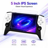 SF3500 New Design Retro Handheld Game Console, 5 Inch HD Screen Portable Game Player with Rechargeable Battery and Dual Joysticks