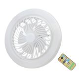 SFALCI E27 Küçük Fan LED Işıklı Uzaktan Kumandalı Sessiz Tavan Vantilatörü