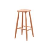 Sfc Ahşap Kırlangıç Bar Taburesi 70 Cm Ham