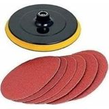 Sfd 180 mm Cırtlı Mesnet Yastık 6 Tane Zımparalı