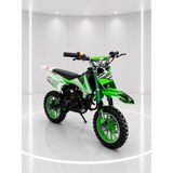Sfm Mini Cros 49CC Çocuk Cross Motosikleti 2025 Model Yeşil Renkli Off-Road Kullanım İçin Uygun