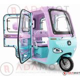 Sfm SF400 Plus Kapılı 3 Tekerlekli Elektrikli Motosiklet 1600W 30 Km/h 35-50 Km Menzil - Mavi