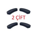SG DESIGN 2 Çift Silikon Tencere Tava Tutacağı Yanmaz Yapışmaz Tutamaç Set 8 X 4 Cm Siyah