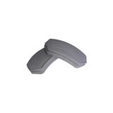 SG DESIGN Silikon Tencere Tava Tutacağı Yanmaz Yapışmaz Tutamaç Set 9 X 4 Cm Gri ( 1 Set 2 Adetten Oluşur )