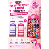 SG Studio Yeni Renk My Little Pony Temalı Flipperz Hacıyatmaz Oyuncakları Özel Standı Arkası Açık - Mor Oyuncak Organizer Masa Üstü Stand