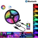 SGE 5 Metre USB RGB Telefon Kontrollü LED Şerit Işığı Mutfak Dolabı ve TV Arkası İçin Animasyonlu